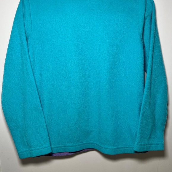 Vintage Y2K Disney Princess Fleece Pajama Top Ariel Flounder Snowflake Christmas - Picture 4 of 7